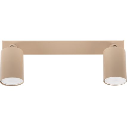 Foco NEX 2xGU10/10W/230V beige