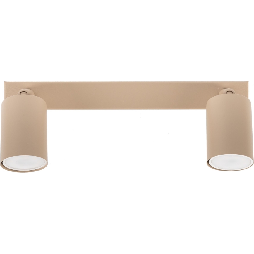 Foco NEX 2xGU10/10W/230V beige