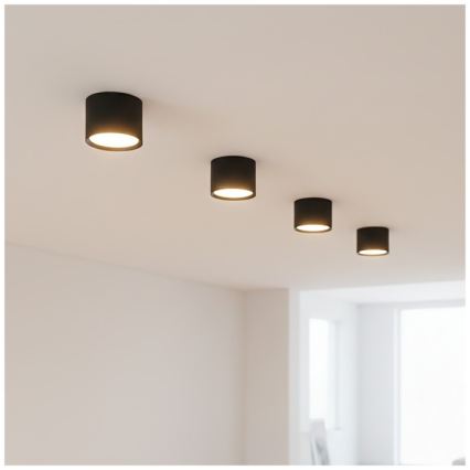 Foco OH12S 1xGX53/35W/230V 5 cm negro