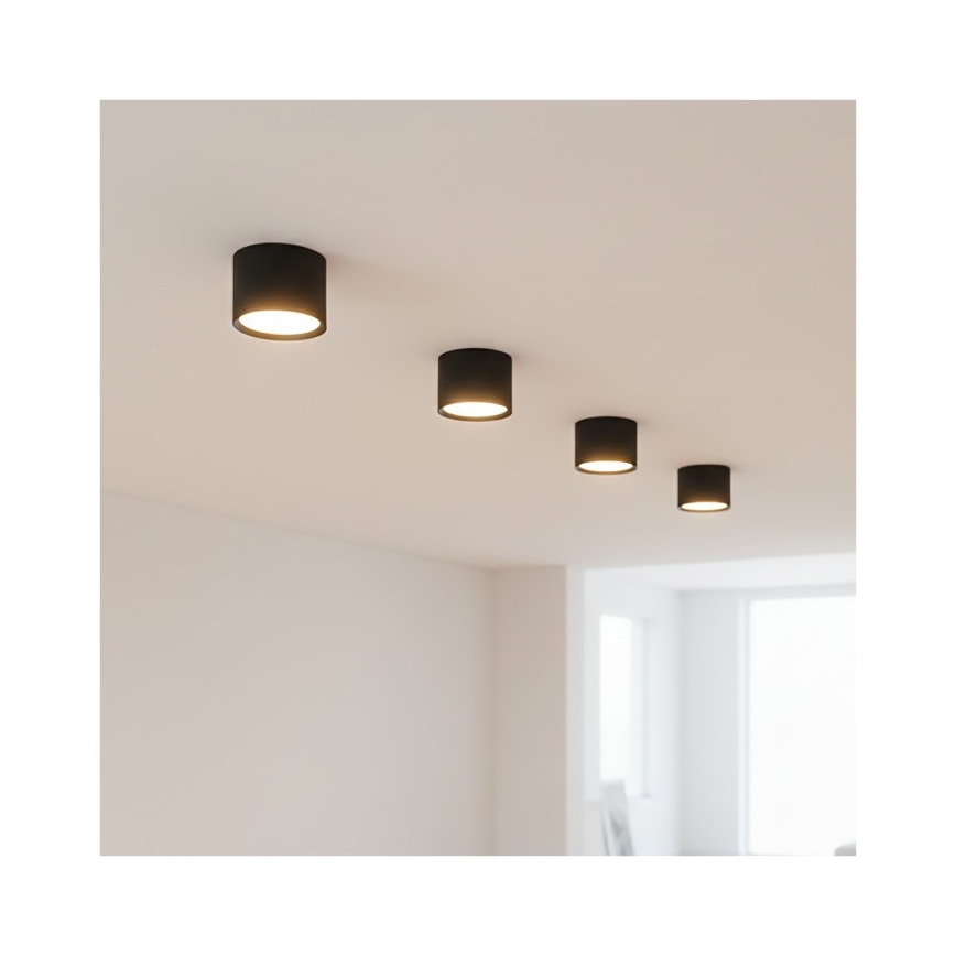 Foco OH12S 1xGX53/35W/230V 5 cm negro