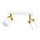 Foco orientable JOKER 2xGU10/25W/230V blanco/dorado