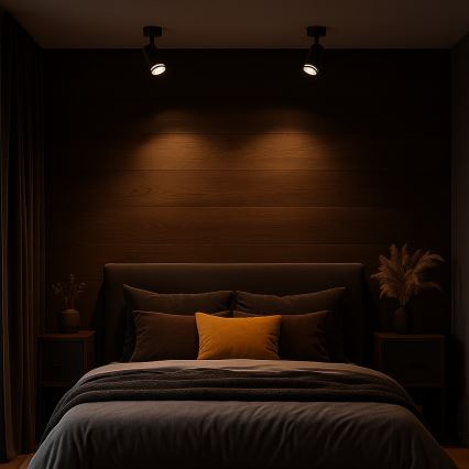 Foco orientable PIPE 1xGU10/10W/230V negro