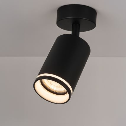 Foco orientable PIPE 1xGU10/10W/230V negro