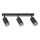 Foco orientable PIPE 3xGU10/10W/230V negro