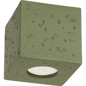 Foco orientable QUAD 1xGU10/10W/230V hormigón/verde