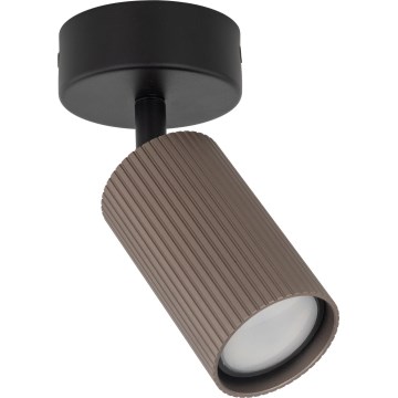Foco orientable TUNE 1xGU10/10W/230V negro/marrón