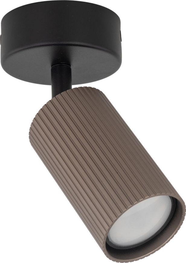 Foco orientable TUNE 1xGU10/10W/230V negro/marrón