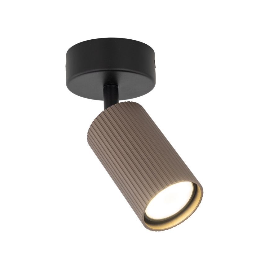 Foco orientable TUNE 1xGU10/10W/230V negro/marrón