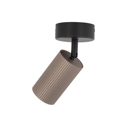 Foco orientable TUNE 1xGU10/10W/230V negro/marrón