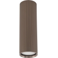 Foco orientable TUNE M 1xGU10/10W/230V 17 cm marrón
