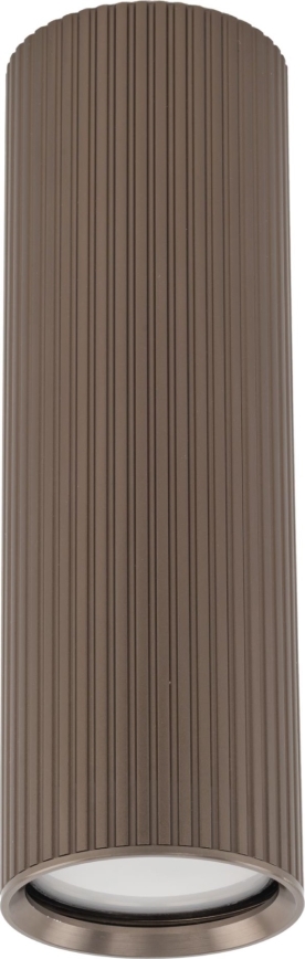 Foco orientable TUNE M 1xGU10/10W/230V 17 cm marrón
