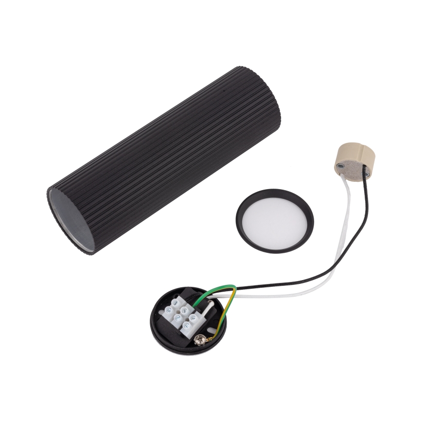 Foco orientable TUNE M 1xGU10/10W/230V 17 cm negro