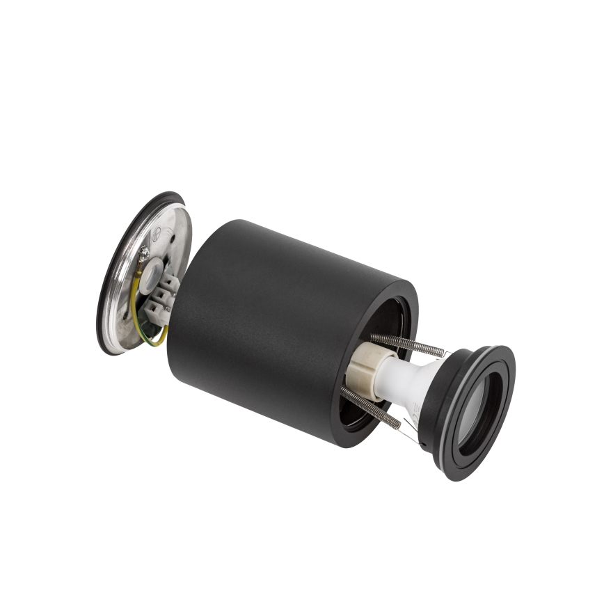 Foco para baño CHLOE 1xGU10/6W/230V IP65, redondo, negro