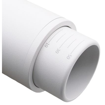 Foco empotrable para sistema trifásico en carril MICA 1xGU10/25W/230V blanco