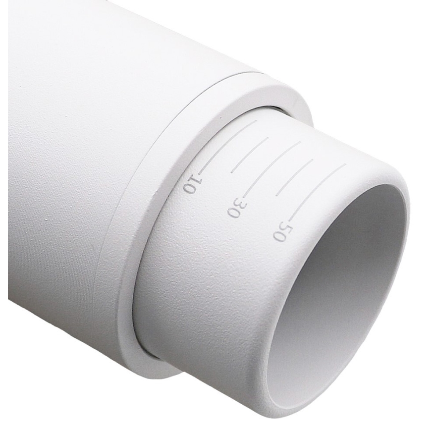 Foco empotrable para sistema trifásico en carril MICA 1xGU10/25W/230V blanco
