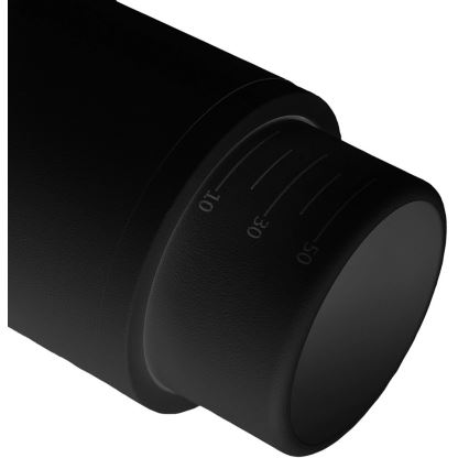 Foco empotrable para sistema trifásico en carril MICA 1xGU10/25W/230V negro