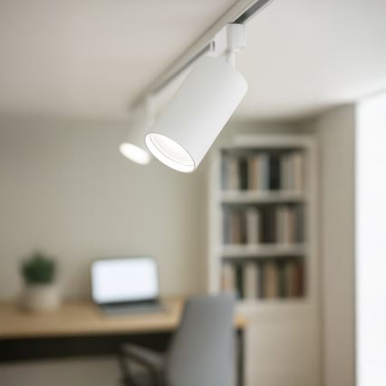 Foco para sistema de carril monofásico TIGER 1xGU10/10W/230V blanco