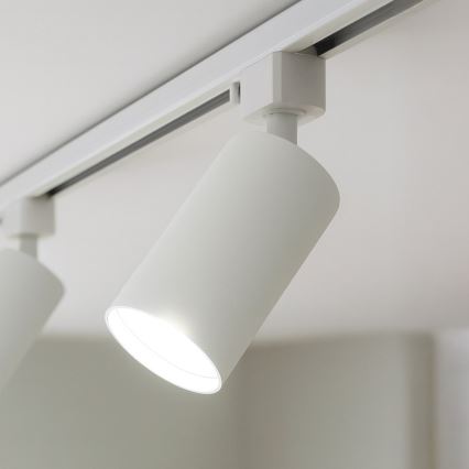 Foco para sistema de carril monofásico TIGER 1xGU10/10W/230V blanco