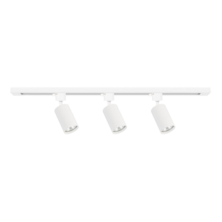 Foco para sistema de carril TIGER 3xGU10/10W/230V blanco