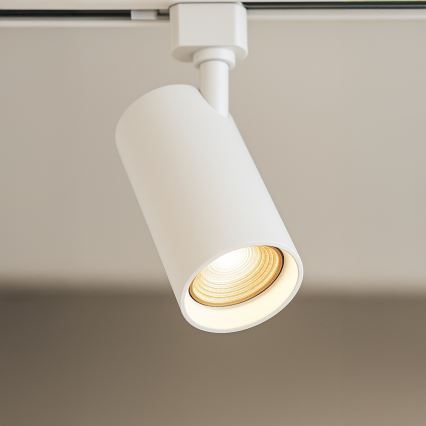 Foco para sistema de carril TIGER 3xGU10/10W/230V blanco