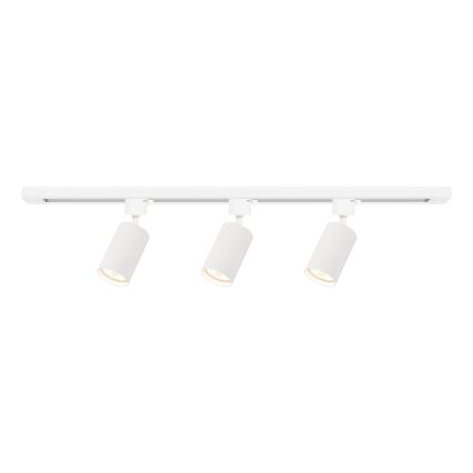 Foco para sistema de carril TIGER 3xGU10/10W/230V blanco