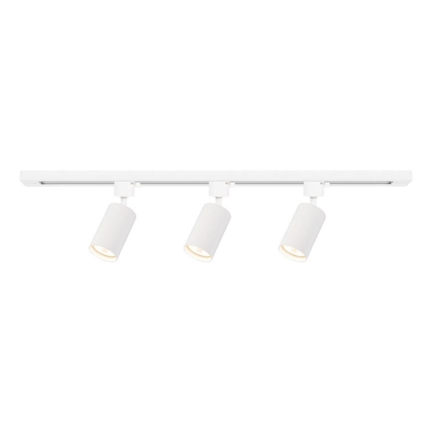 Foco para sistema de carril TIGER 3xGU10/10W/230V blanco