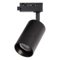 Foco para sistema de raíles monofásico PIPE 1xGU10/10W/230V negro
