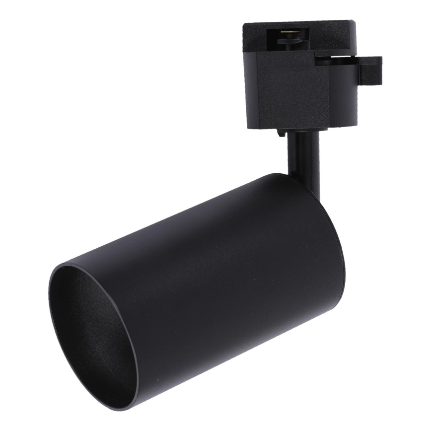 Foco para sistema de raíles monofásico TRACER 1xGU10/10W/230V negro