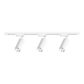 Foco para sistema de riel MICA 3xGU10/10W/230V blanco/cromo mate