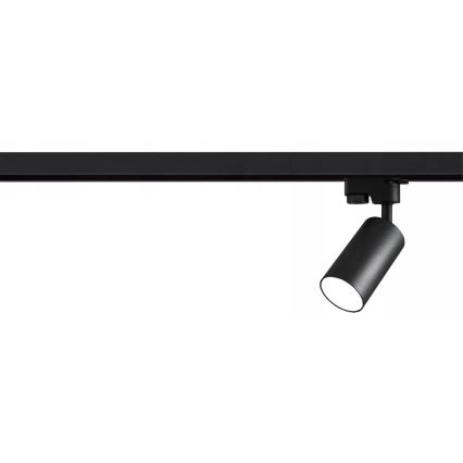 Foco para sistema de riel monofásico 1x GU10/10W/230V, negro