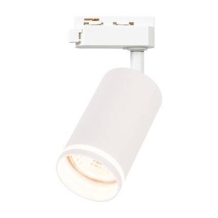 Foco para sistema de riel monofásico PIPE 1xGU10/10W/230V blanco