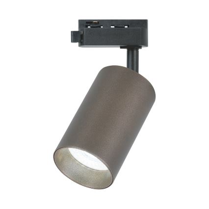 Foco para sistema de riel monofásico PIPE 1xGU10/10W/230V marrón