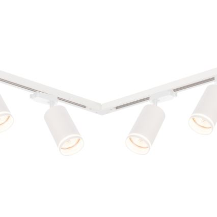 Foco para sistema de riel PIPE 6xGU10/10W/230V blanco