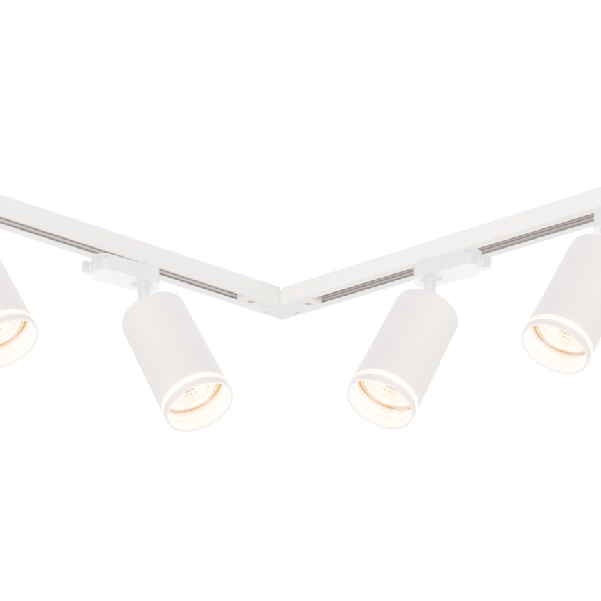 Foco para sistema de riel PIPE 6xGU10/10W/230V blanco