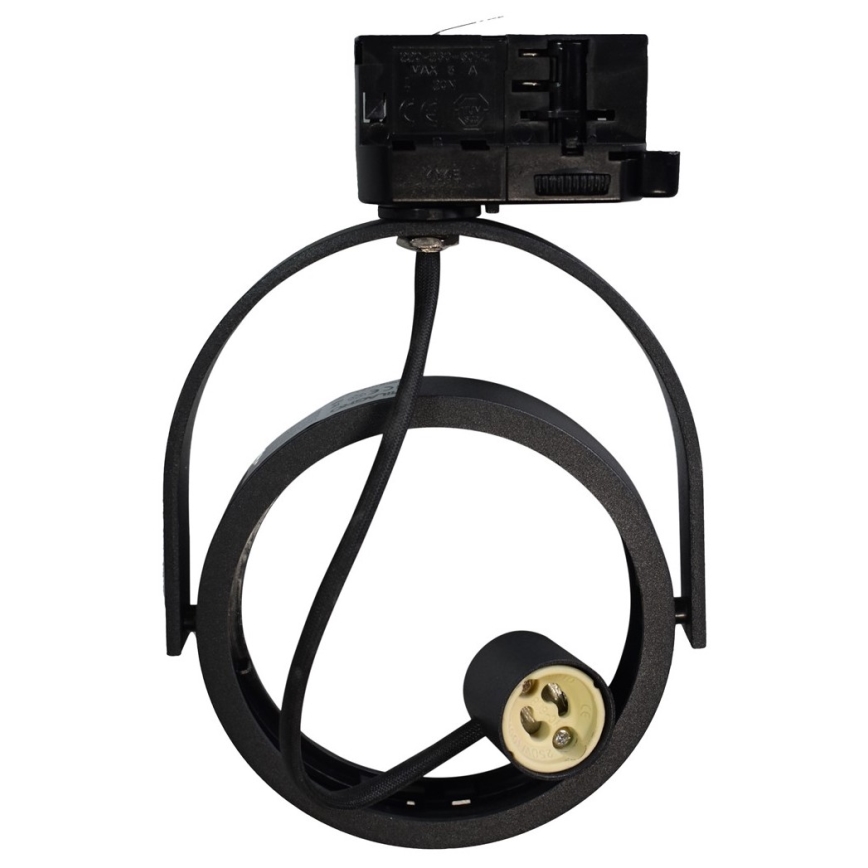 Foco para sistema de rieles LUGAR AR111 1xGU10/25W/230V negro
