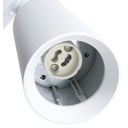 Foco para sistema de rieles MICA 1xGU10/25W/230V trifásico negro