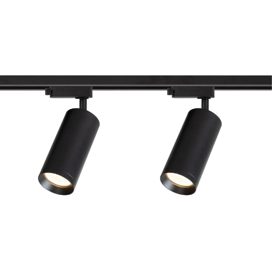 Foco para sistema de rieles MICA 4xGU10/10W/230V negro