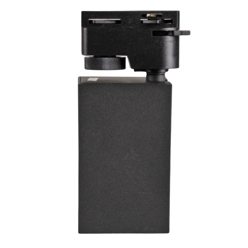 Foco para sistema de rieles SQUARE 1xGU10/10W/230V negro