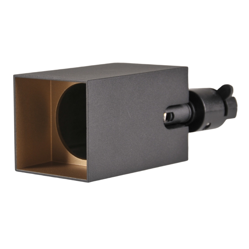 Foco para sistema de rieles SQUARE 1xGU10/10W/230V negro