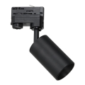 Foco para sistema de rieles trifásico PIPE 1xGU10/25W/230V negro