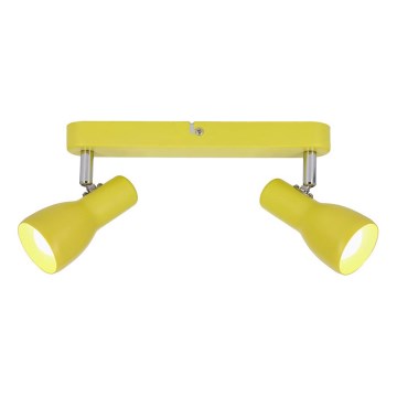Foco PICARDO 2xE14/40W/230V amarillo