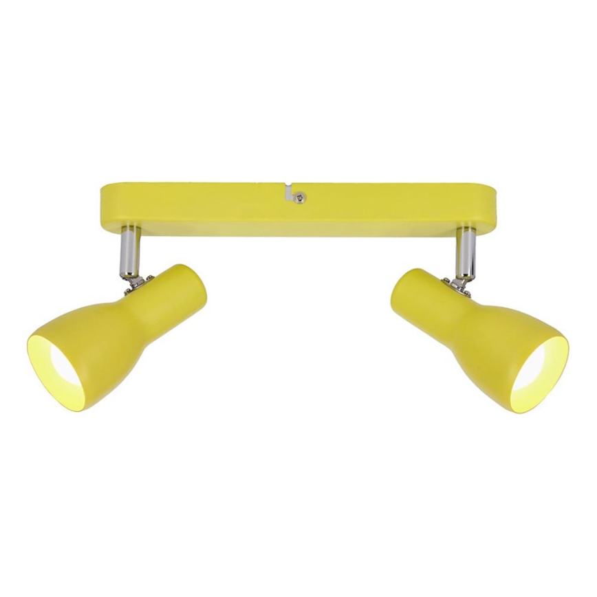 Foco PICARDO 2xE14/40W/230V amarillo