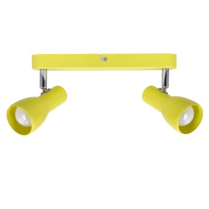 Foco PICARDO 2xE14/40W/230V amarillo