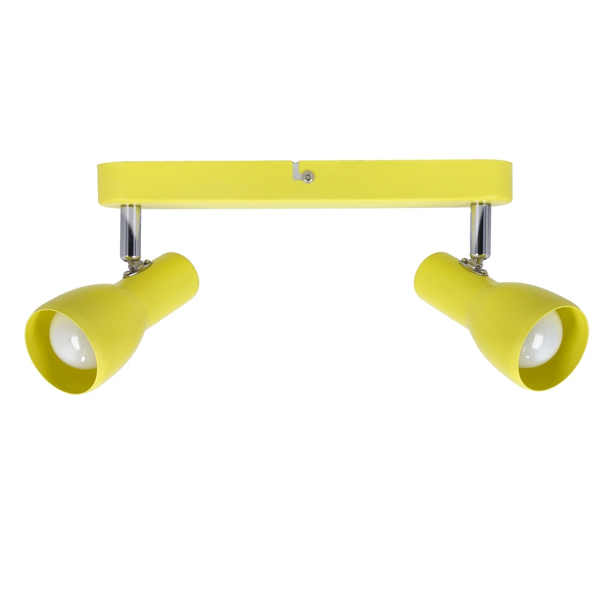 Foco PICARDO 2xE14/40W/230V amarillo