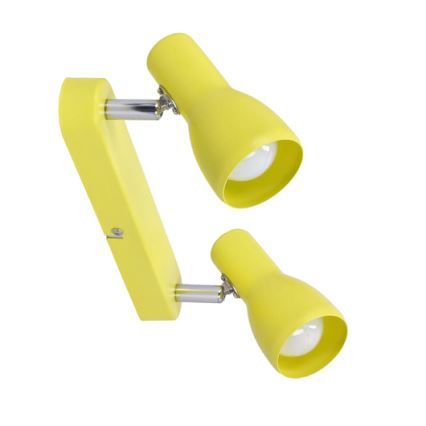 Foco PICARDO 2xE14/40W/230V amarillo