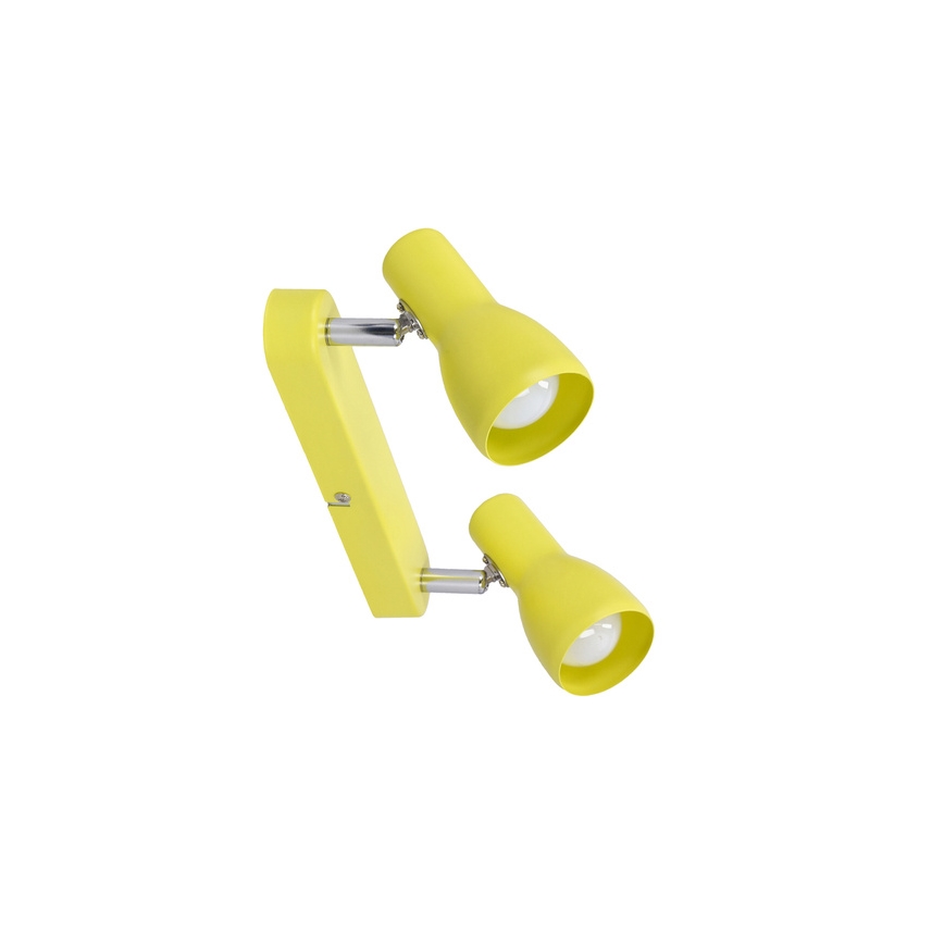 Foco PICARDO 2xE14/40W/230V amarillo