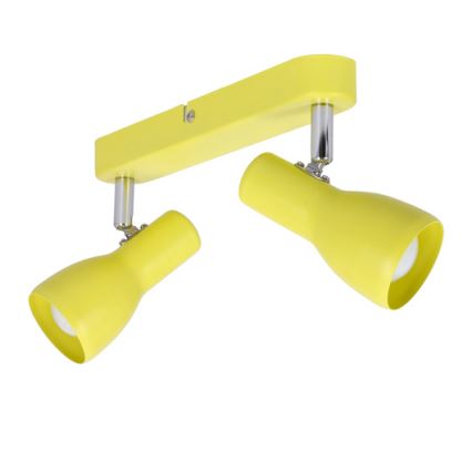 Foco PICARDO 2xE14/40W/230V amarillo