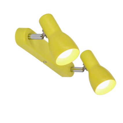 Foco PICARDO 2xE14/40W/230V amarillo