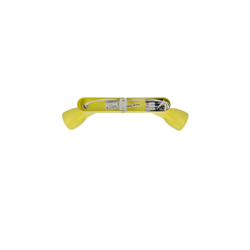 Foco PICARDO 2xE14/40W/230V amarillo