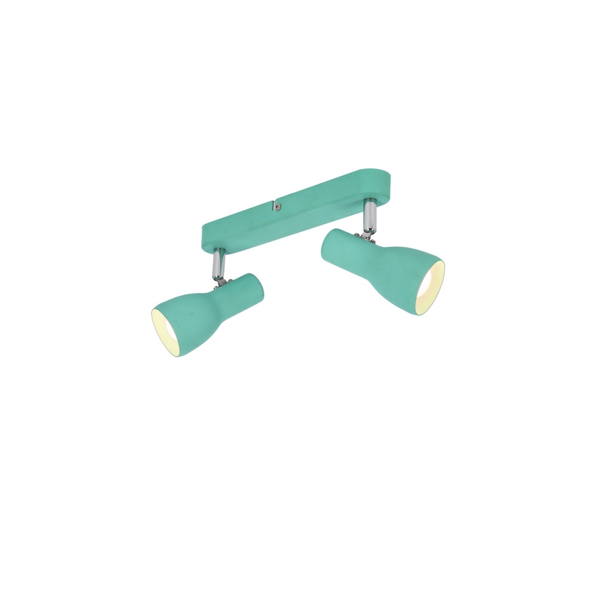 Foco PICARDO 2xE14/40W/230V turquesa